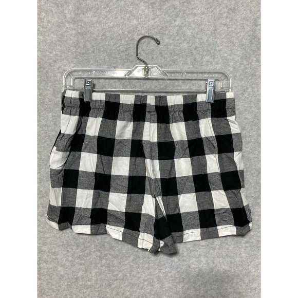 Wondershop Pajama 3pc Set Small Buffalo Check Shorts Red Sweatshirt Matching Bag - Picture 9 of 12